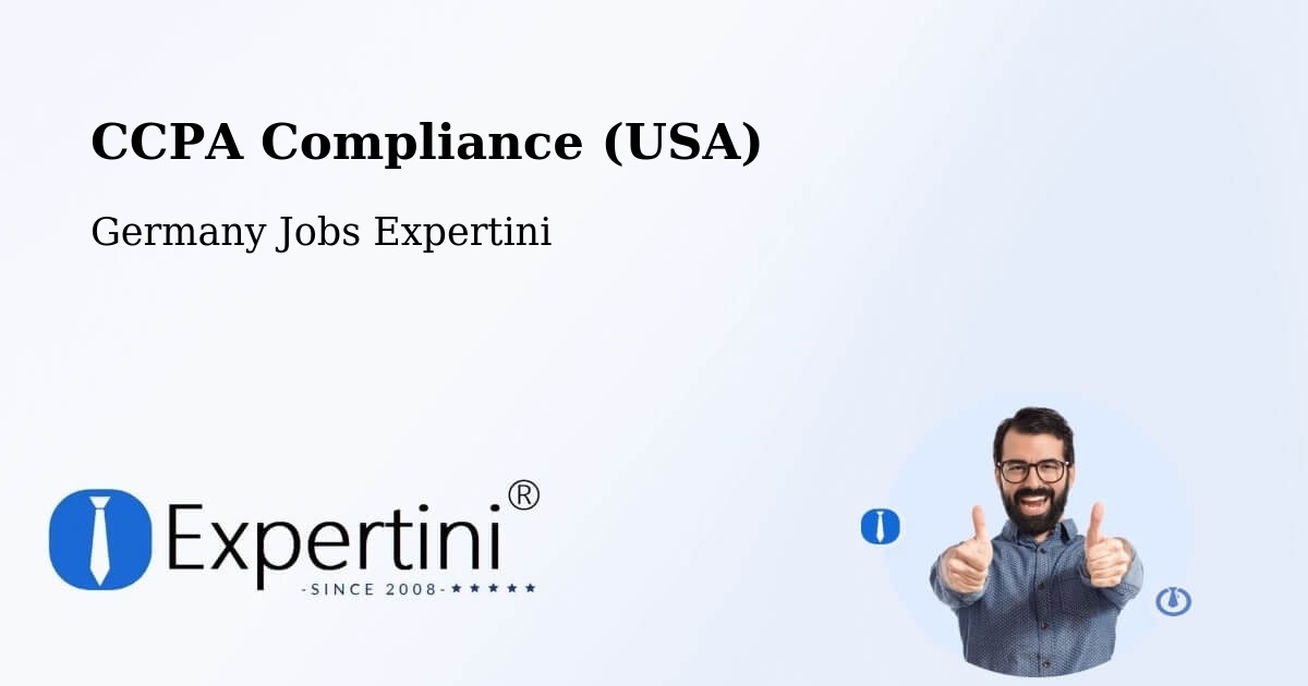 CCPA Privacy Rights & Compliance Notice – Celle - Germany Jobs Expertini